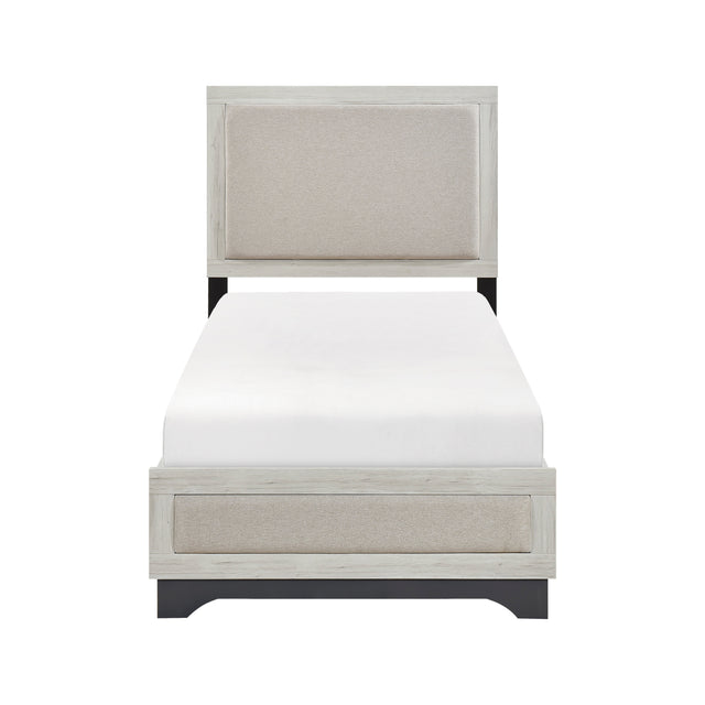 Westport Silver Twin Platform Bed - Ornate Home