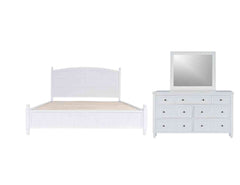 Westport White 3-Piece King Bedroom Set - Ornate Home