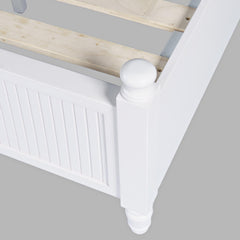 Westport White 4-Piece King Bedroom Set - Ornate Home