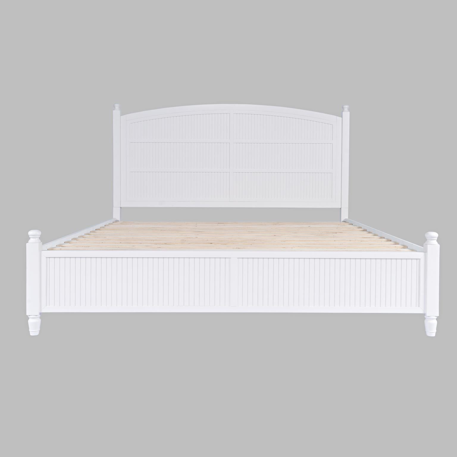 Westport White 4-Piece King Bedroom Set - Ornate Home