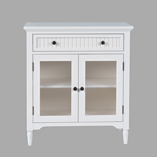 Westport White 32 Accent Cabinet - Ornate Home