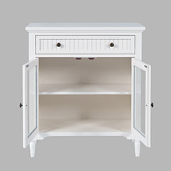 Westport White 32 Accent Cabinet - Ornate Home