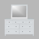 Westport White 4-Piece Full Bedroom Set - Ornate Home