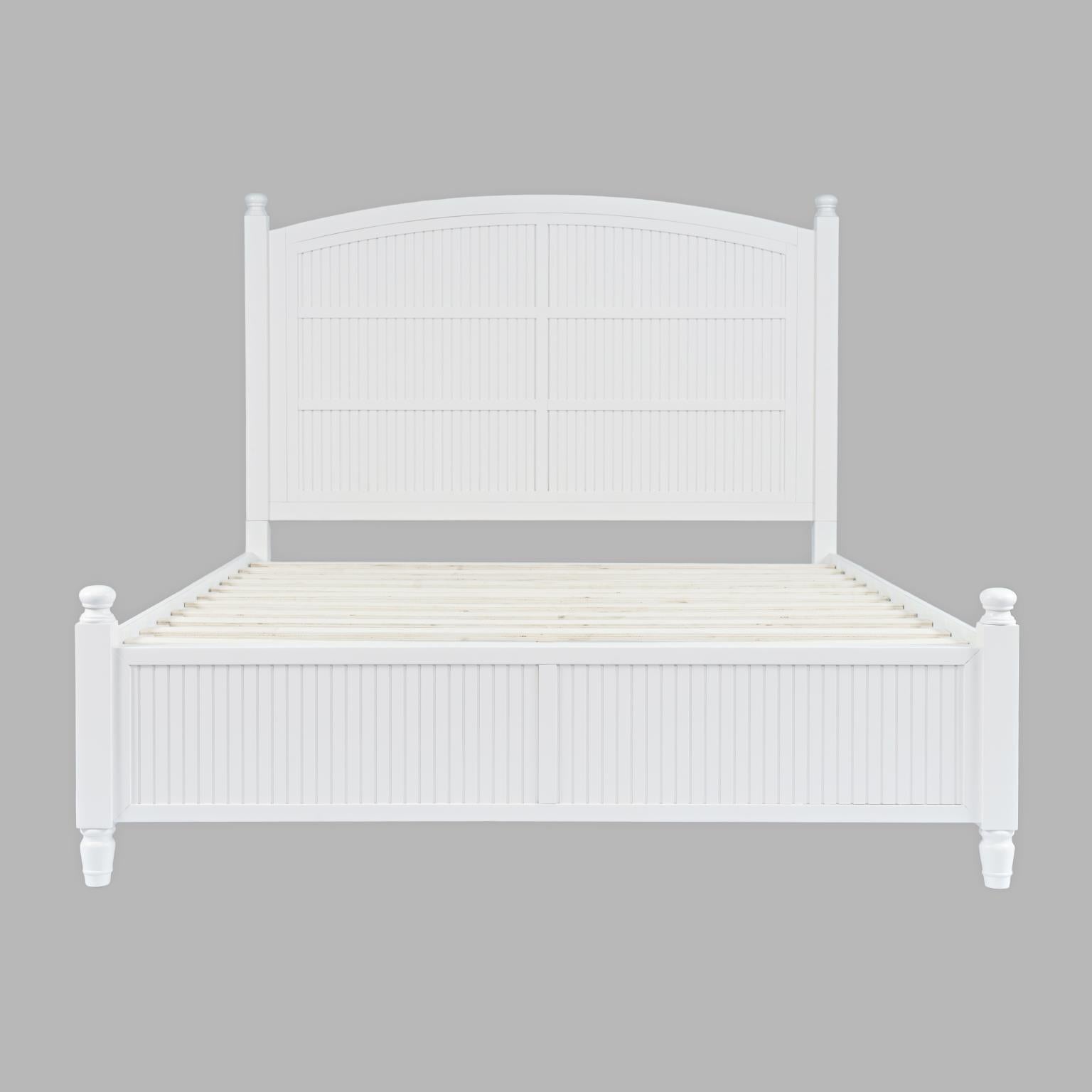 Westport White 4-Piece Queen Bedroom Set - Ornate Home