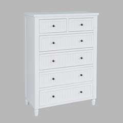 Westport White 5-Piece Full Bedroom Set - Ornate Home