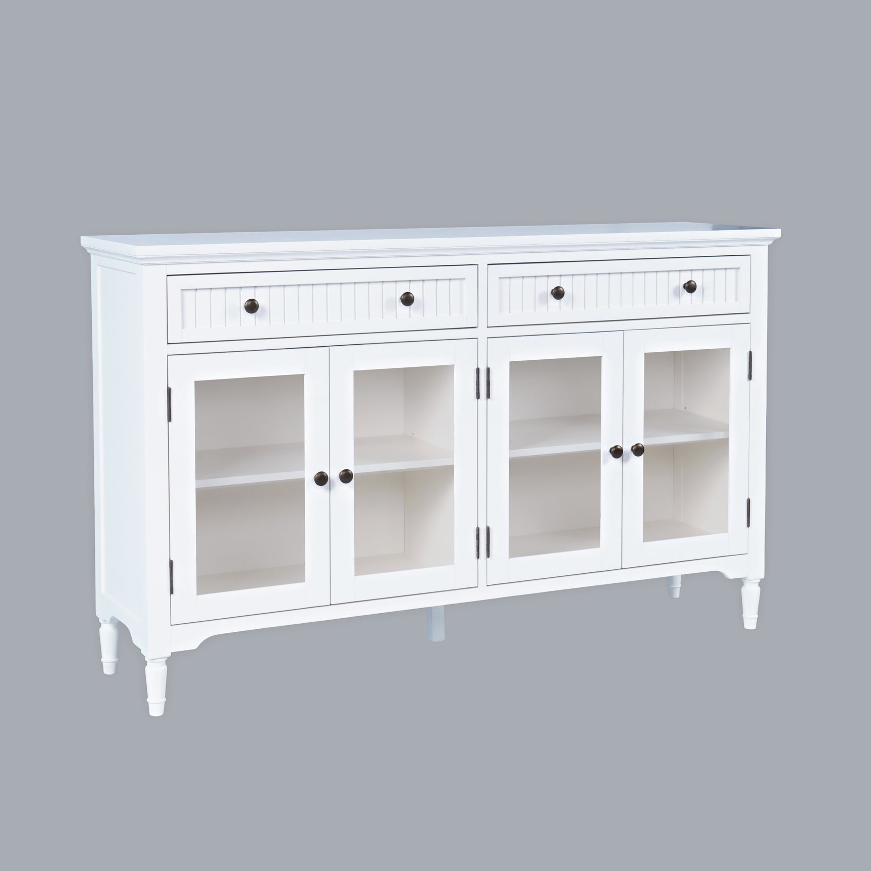 Westport White 58 Accent Cabinet - Ornate Home