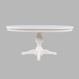 Westport White 66 Oval Dining Table & 4 Dowel Back Chairs - Ornate Home