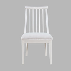 Westport White 66 Oval Dining Table & 6 Dowel Back Chairs - Ornate Home