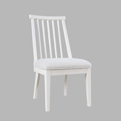 Westport White 66 Oval Dining Table & 6 Dowel Back Chairs - Ornate Home