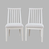Westport White 66 Oval Dining Table & 4 Dowel Back Chairs - Ornate Home