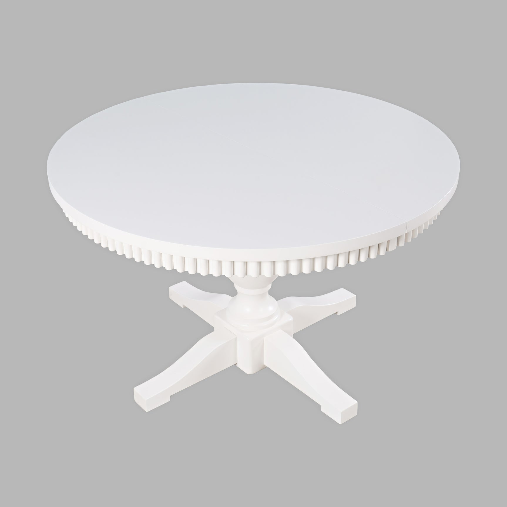 Westport White 66 Oval Dining Table & 4 Ladderback Chairs - Ornate Home