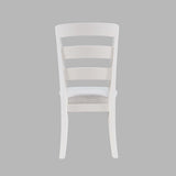 Westport White 66 Oval Dining Table & 6 Ladderback Chairs - Ornate Home