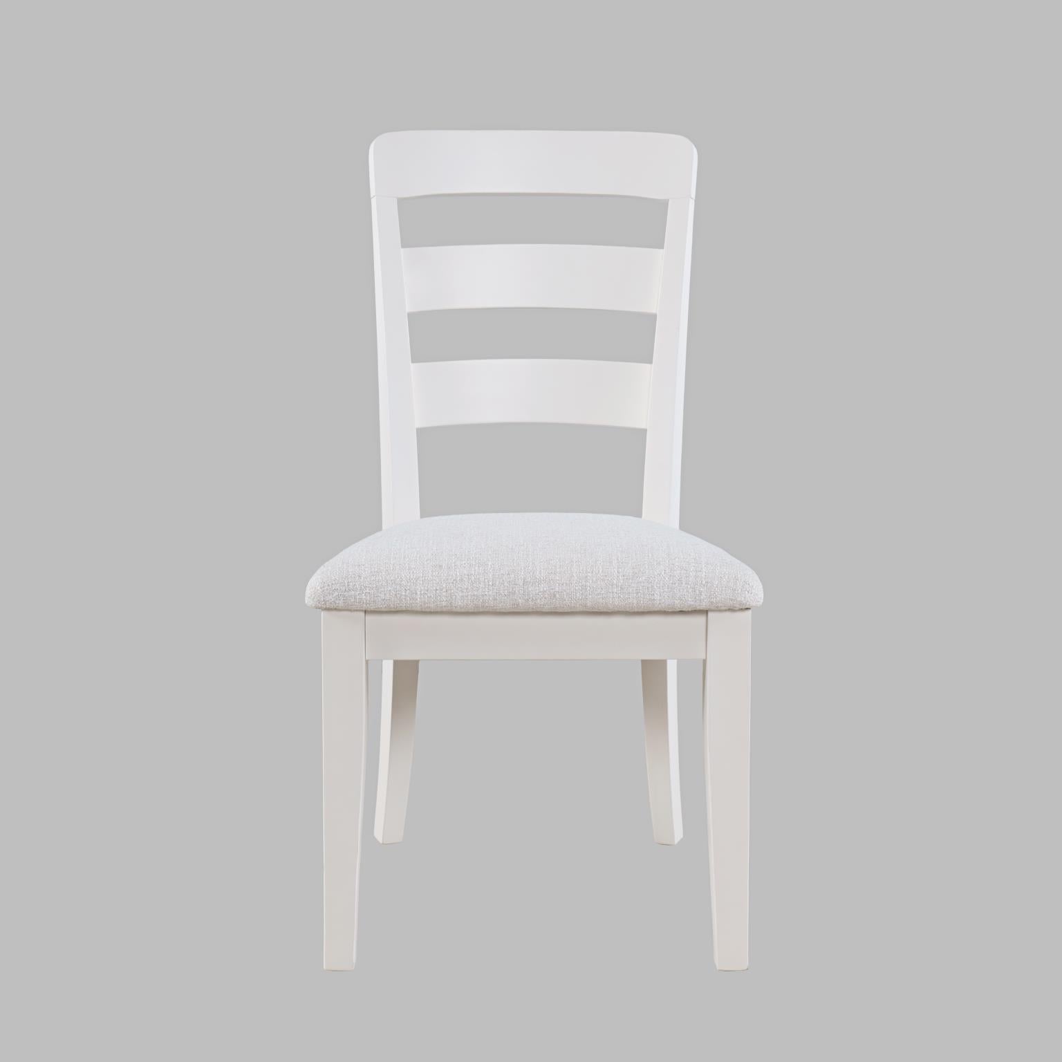 Westport White 66 Oval Dining Table & 6 Ladderback Chairs - Ornate Home