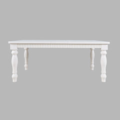 Westport White 72 Rect. Dining Table & 4 Ladderback Chairs - Ornate Home