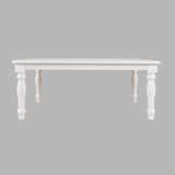Westport White 72 Rect. Dining Table - Ornate Home