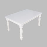 Westport White 72 Rect. Dining Table - Ornate Home
