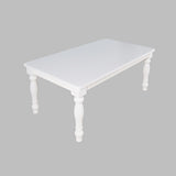 Westport White 72 Rect. Dining Table - Ornate Home