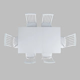 Westport White 72 Rect. Dining Table - Ornate Home