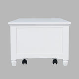 Westport White Castered Lift Top Cocktail Table - Ornate Home