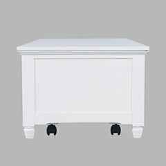 Westport White Castered Lift Top Cocktail Table - Ornate Home