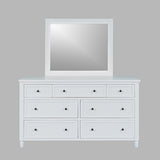 Westport White Dresser - Ornate Home