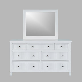 Westport White Dresser and Mirror - Ornate Home