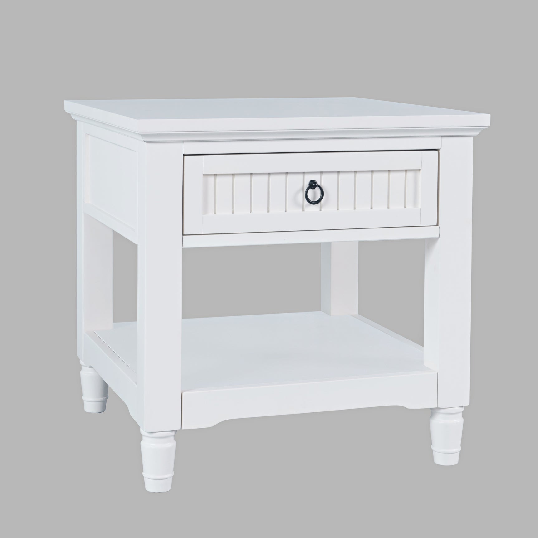 Westport White End Table - Ornate Home