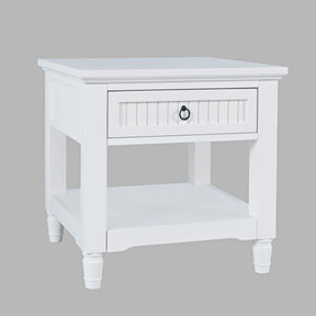 Westport White End Table - Ornate Home