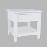 Westport White End Table - Ornate Home