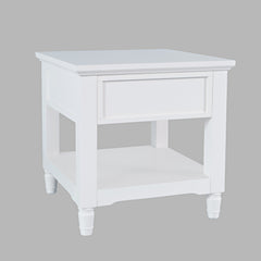 Westport White End Table - Ornate Home