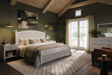 Westport White King Panel Bed - Ornate Home