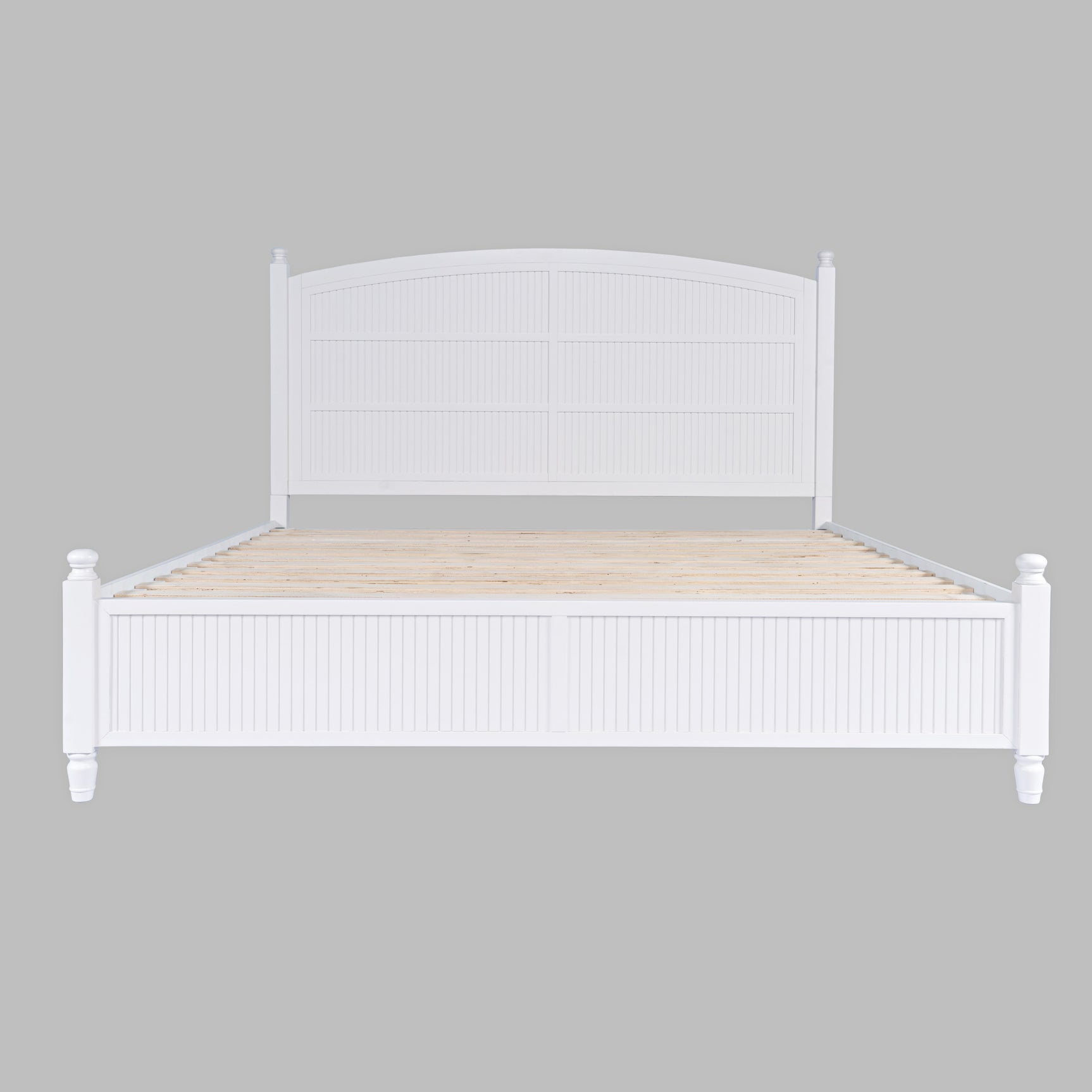Westport White King Panel Bed - Ornate Home