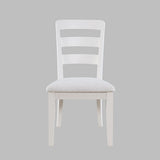 Westport White Ladderback Dining Chair (Set of 2) - Ornate Home