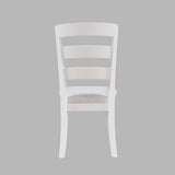 Westport White Ladderback Dining Chair (Set of 2) - Ornate Home