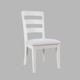 Westport White Ladderback Dining Chair (Set of 2) - Ornate Home