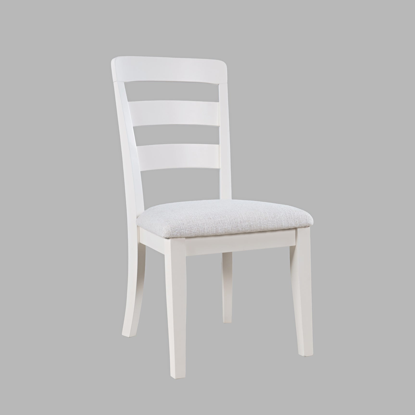 Westport White Ladderback Dining Chair (Set of 2) - Ornate Home