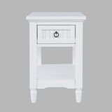Westport White Leg Chairside Table - Ornate Home