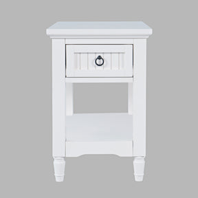 Westport White Leg Chairside Table - Ornate Home