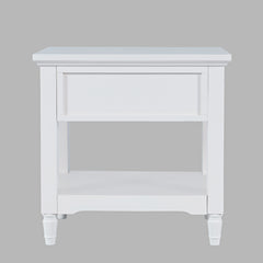 Westport White Leg Chairside Table - Ornate Home