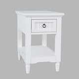 Westport White Leg Chairside Table - Ornate Home