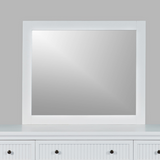 Westport White Mirror - Ornate Home