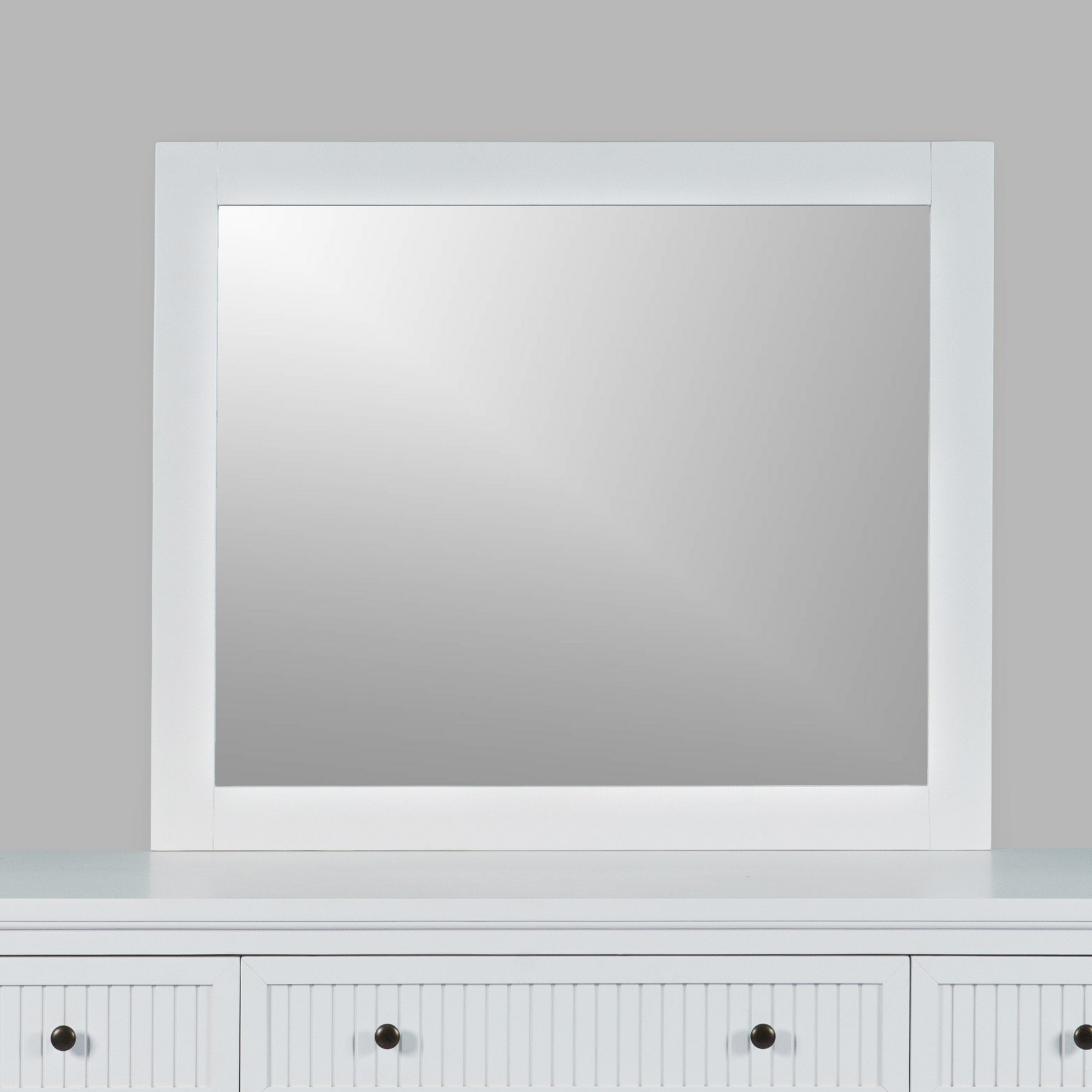 Westport White Mirror - Ornate Home