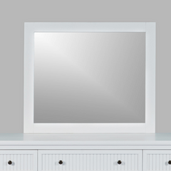 Westport White Mirror - Ornate Home