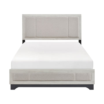 Westport White Oak/Beige 4-Piece Queen Bedroom Set - Ornate Home