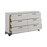 Westport White Oak/Beige 4-Piece Twin Bedroom Set - Ornate Home