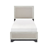 Westport White Oak/Beige 5-Piece Twin Bedroom Set - Ornate Home
