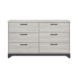Westport White Oak/Beige 5-Piece Twin Bedroom Set - Ornate Home