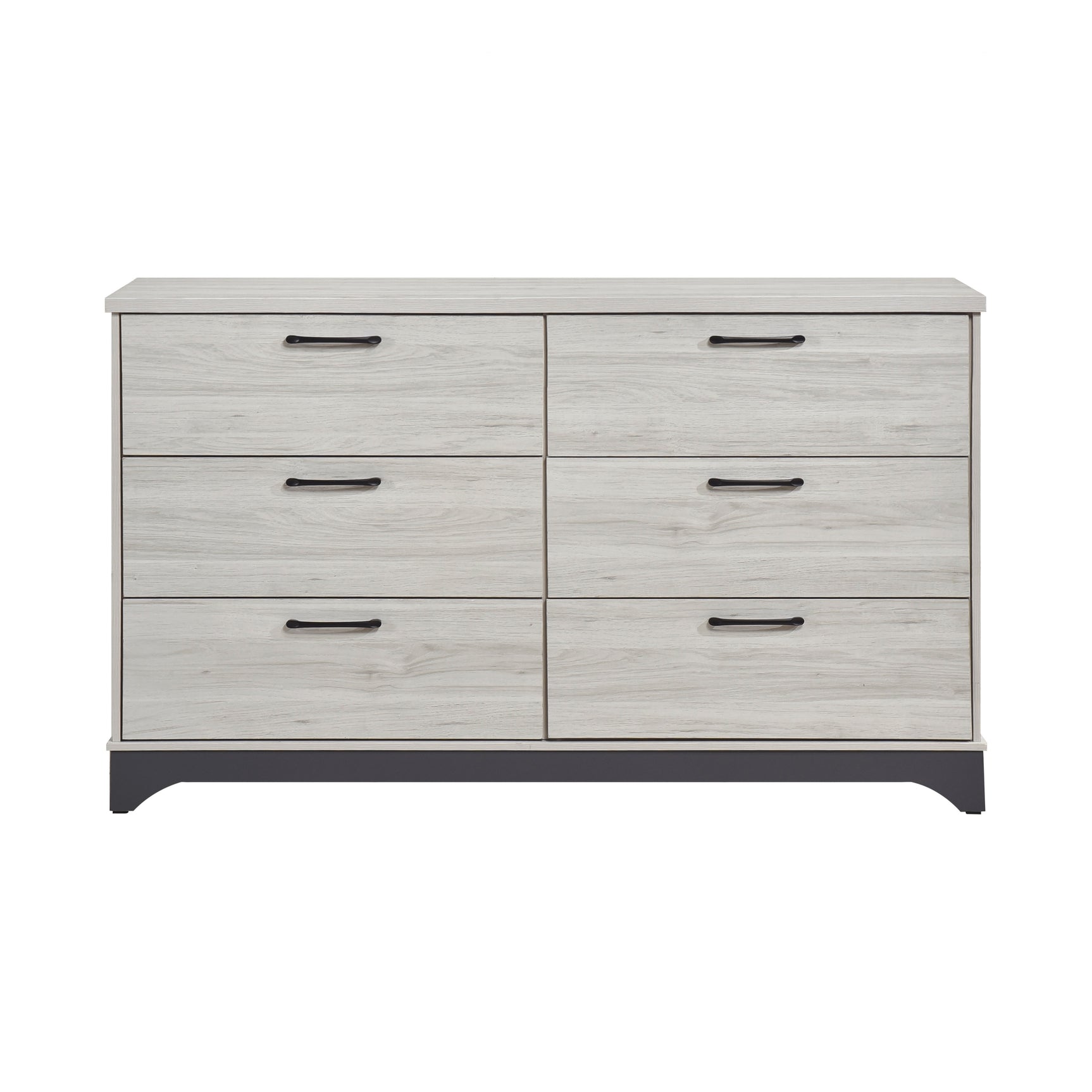 Westport White Oak/Beige 5-Piece Twin Bedroom Set - Ornate Home