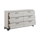 Westport White Oak / Gray Dresser - Ornate Home