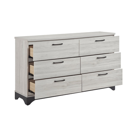Westport White Oak / Gray Dresser - Ornate Home